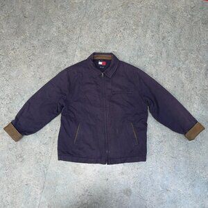 Tommy Hilfiger Men's Jacket | Size L | Navy Blue With Army Green Lining